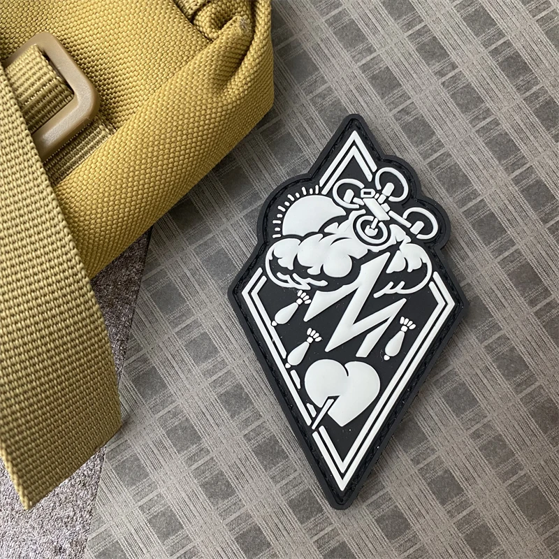Insignia de moral de tormenta de UAV ruso, pegatinas de tela de PVC, brazalete militar táctico, gancho y bucle, pegatinas para sombrero y mochila al aire libre - imagen 5