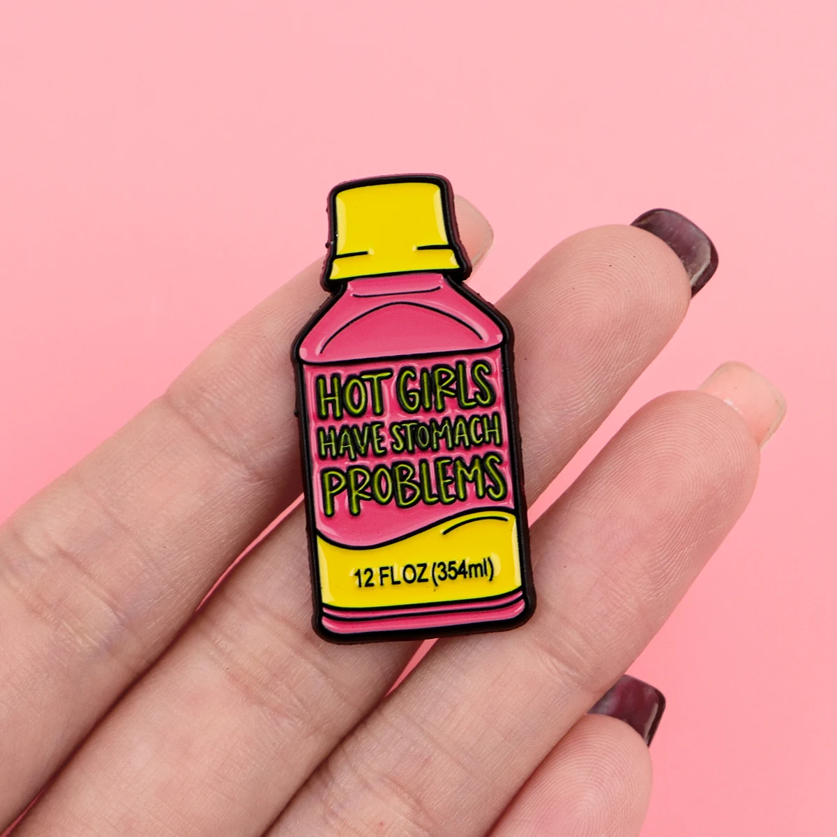 Pin de esmalte frase graciosa – broche para mochila y solapa - imagen 5