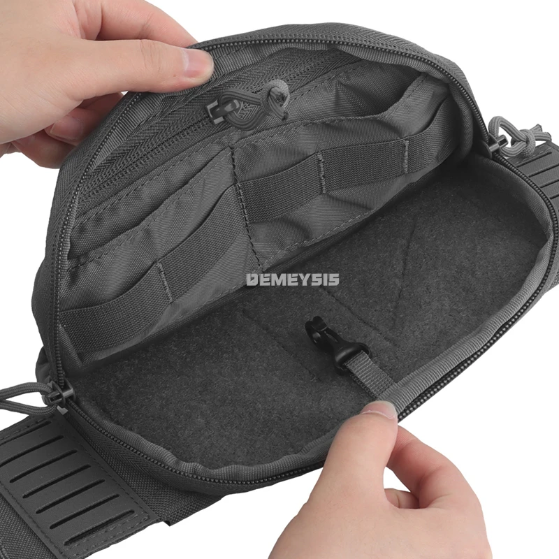 Placard táctico de 2a capa, bolsa de administrador, chalecos de caza y tiro, bolsillo de almacenamiento frontal, chaleco Airsoft, portador de placa, bolsa compacta - imagen 3