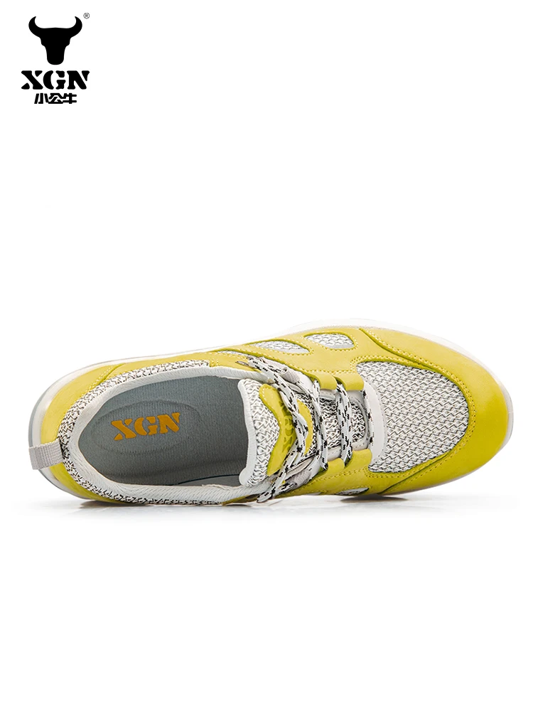 XGN zapatos de senderismo para mujer, zapatos de escalada para deportes al aire libre de primavera, zapatos para caminar, zapatillas de Trekking cálidas, botines informales transpirables - imagen 4