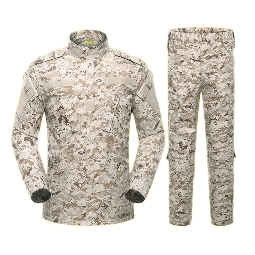 Ropa al aire libre uniforme trajes tácticos chaqueta hombres ropa pantalón camuflaje caza traje Airsoft tela - imagen 4
