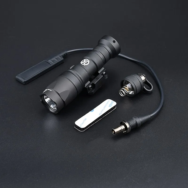 M300 M300A linterna táctica Wadsn Scout Light MINI Weapon Light Fit 20mm Rail Outdoor Airsoft Hunting Spotlight Switch Set - imagen 4