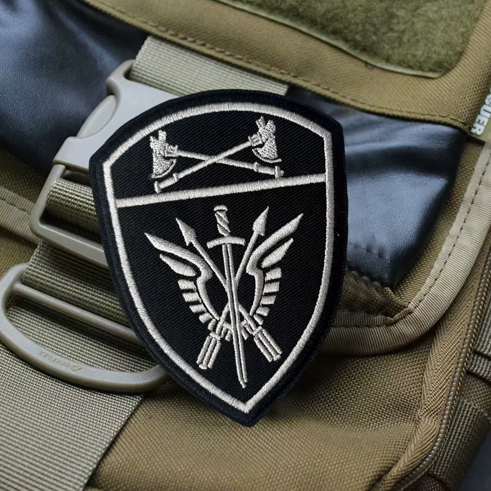 Parche bordado OMON Rosguardy con velcro – Insignia táctica militar