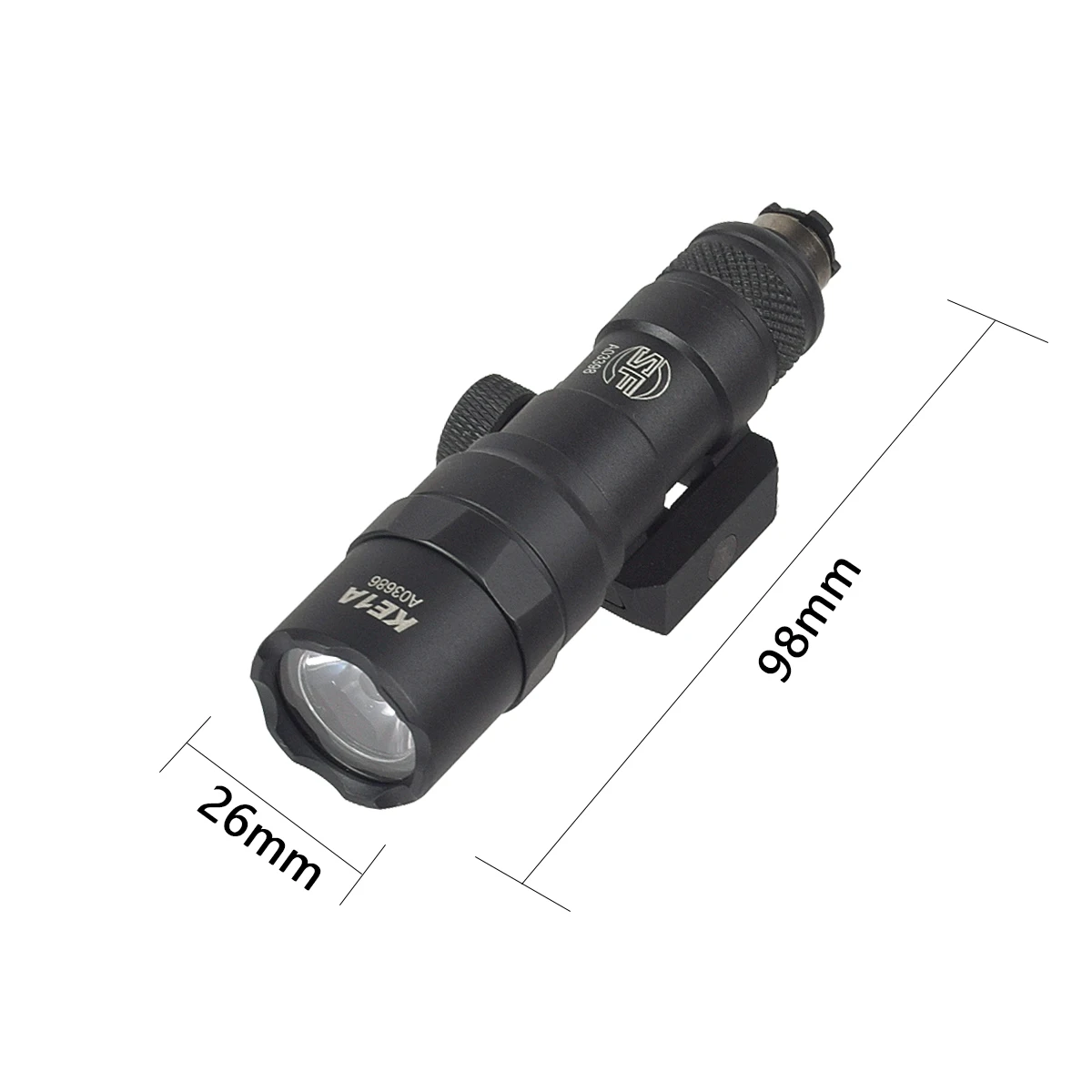 Linterna SureFire M300 M600 con interruptor de presión remoto UNIDAD AXON compatible con luz de armas tácticas Airsoft de caza con riel de 20mm - imagen 4