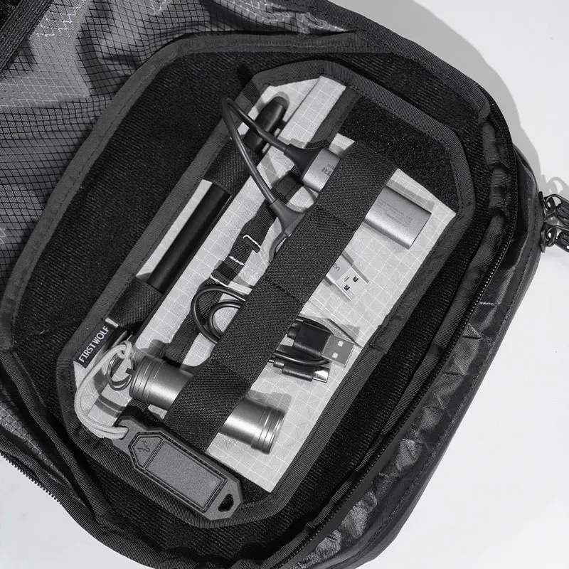 Separador modular táctico EDC con sistema gancho y lazo