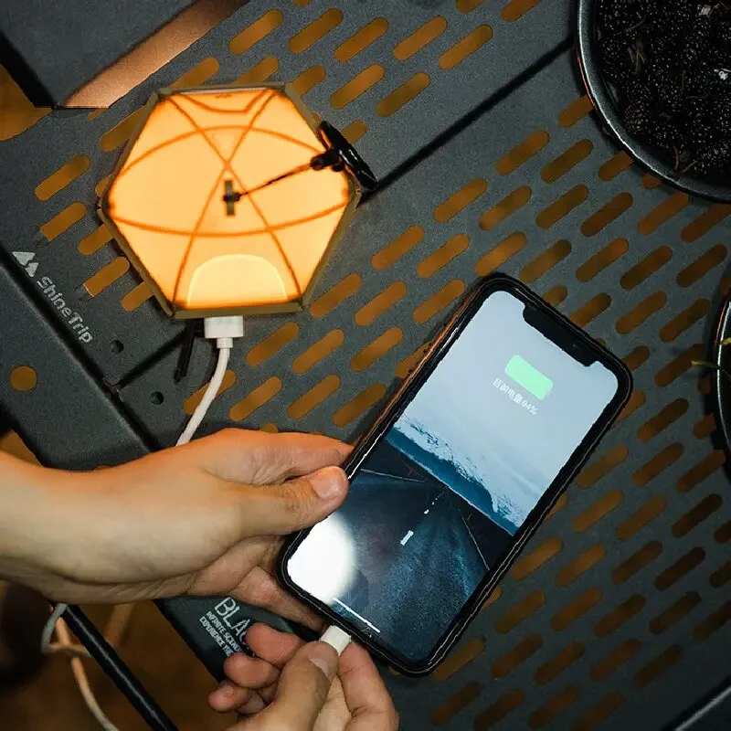 Shine Trip-luz para tienda de campaña al aire libre, serie 05, atenuación continua, lámpara de ambiente remoto para acampada, regalo creativo, luz táctil - imagen 5