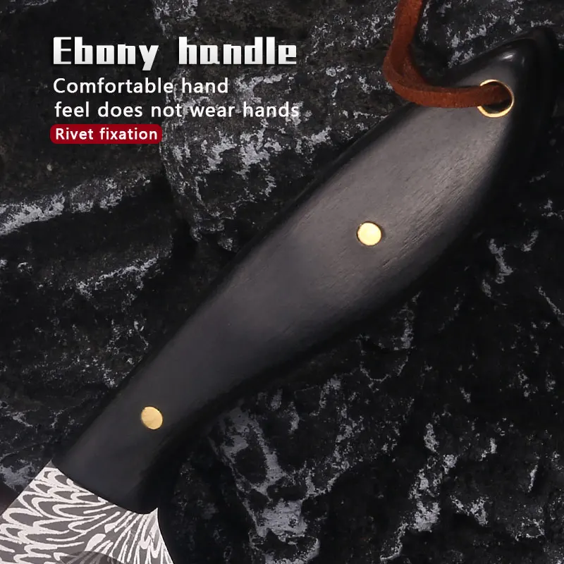 Cuchillo de autodefensa, arma fría, cuchillo afilado de supervivencia al aire libre, tácticas de supervivencia de campo de alta dureza, hoja recta de transporte - imagen 4