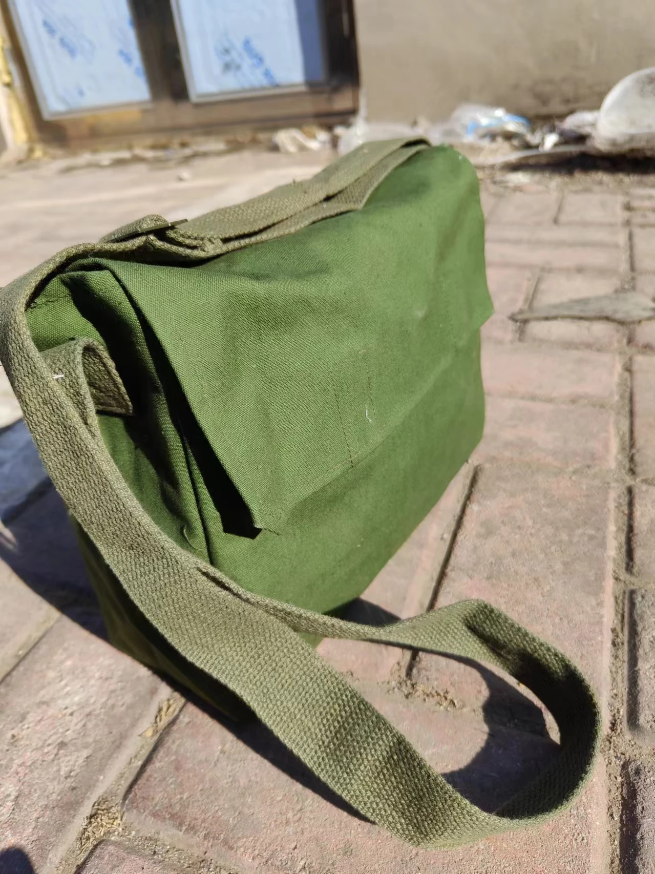 Bolso de máscara de gas para habitación individual al aire libre, bolso de hombro pequeño de lona para habitación individual - imagen 3