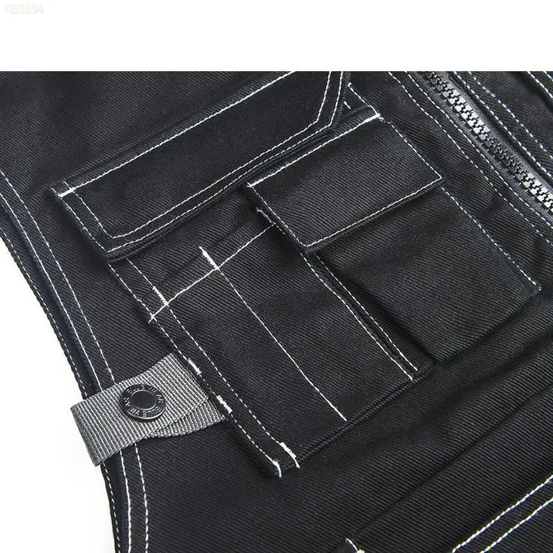 Ropa de trabajo al aire libre de alta calidad para hombres, chalecos de trabajo con múltiples bolsillos, chalecos para herramientas, camisetas para fotógrafo, carpintero, mecánico, envío rápido - imagen 5
