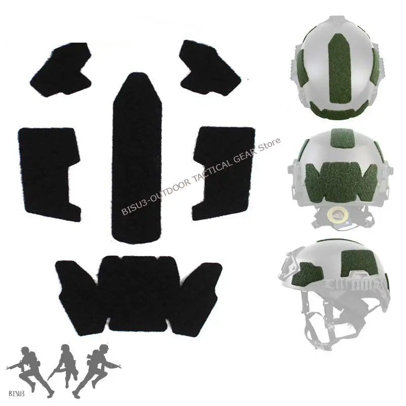 Parche táctico adhesivo con velcro para casco FAST, Wendy o Caiman - imagen 4