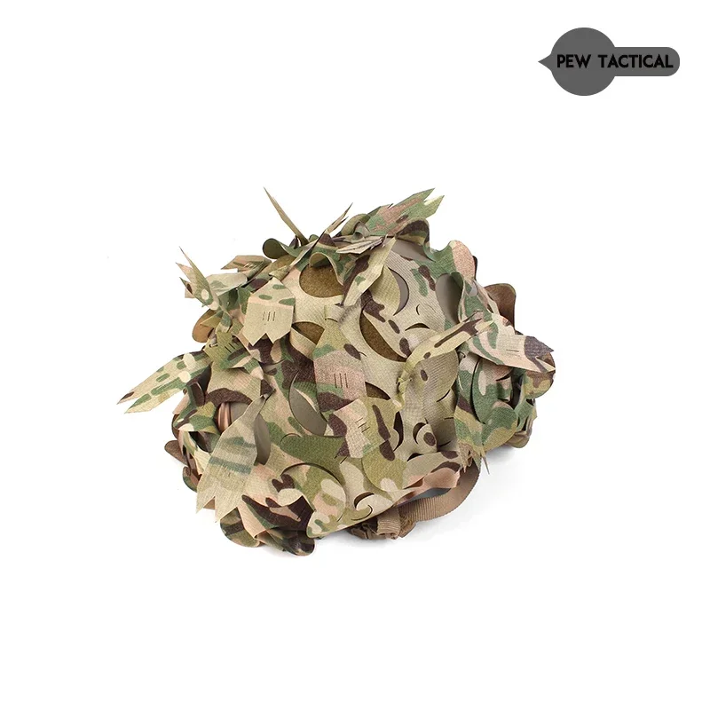 Cubierta de casco de camuflaje PEW TACTICAL PREDATOR GHILLIE, AIRSOFT - imagen 5