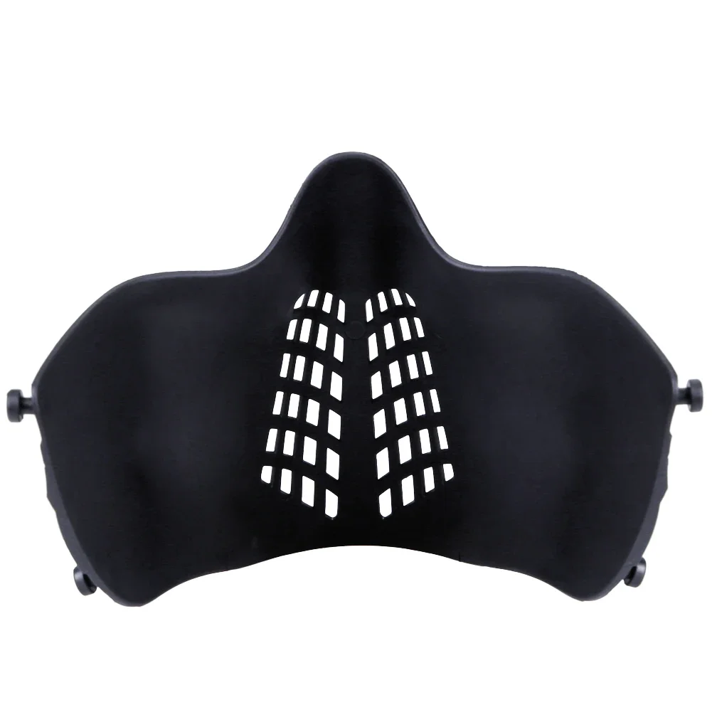 Máscara táctica ajustable, protección de media cara, máscara utilitaria transpirable, máscaras de entrenamiento de combate para actividades al aire libre - imagen 5
