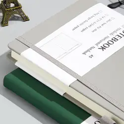 Cuaderno táctico de cuero con tapa dura y bolsillos field