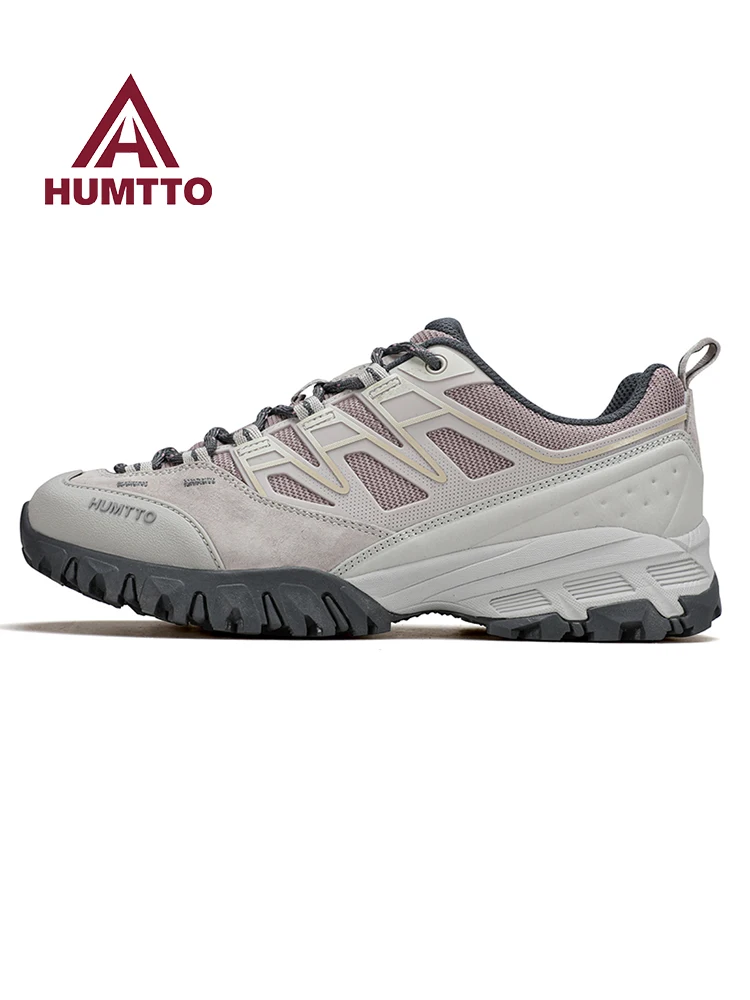 Zapatos de senderismo HUMTTO para hombre, botas de caza para acampar y escalar al aire libre, zapatillas de Trekking para mujer, calzado deportivo informal para Wakling todoterreno - imagen 2