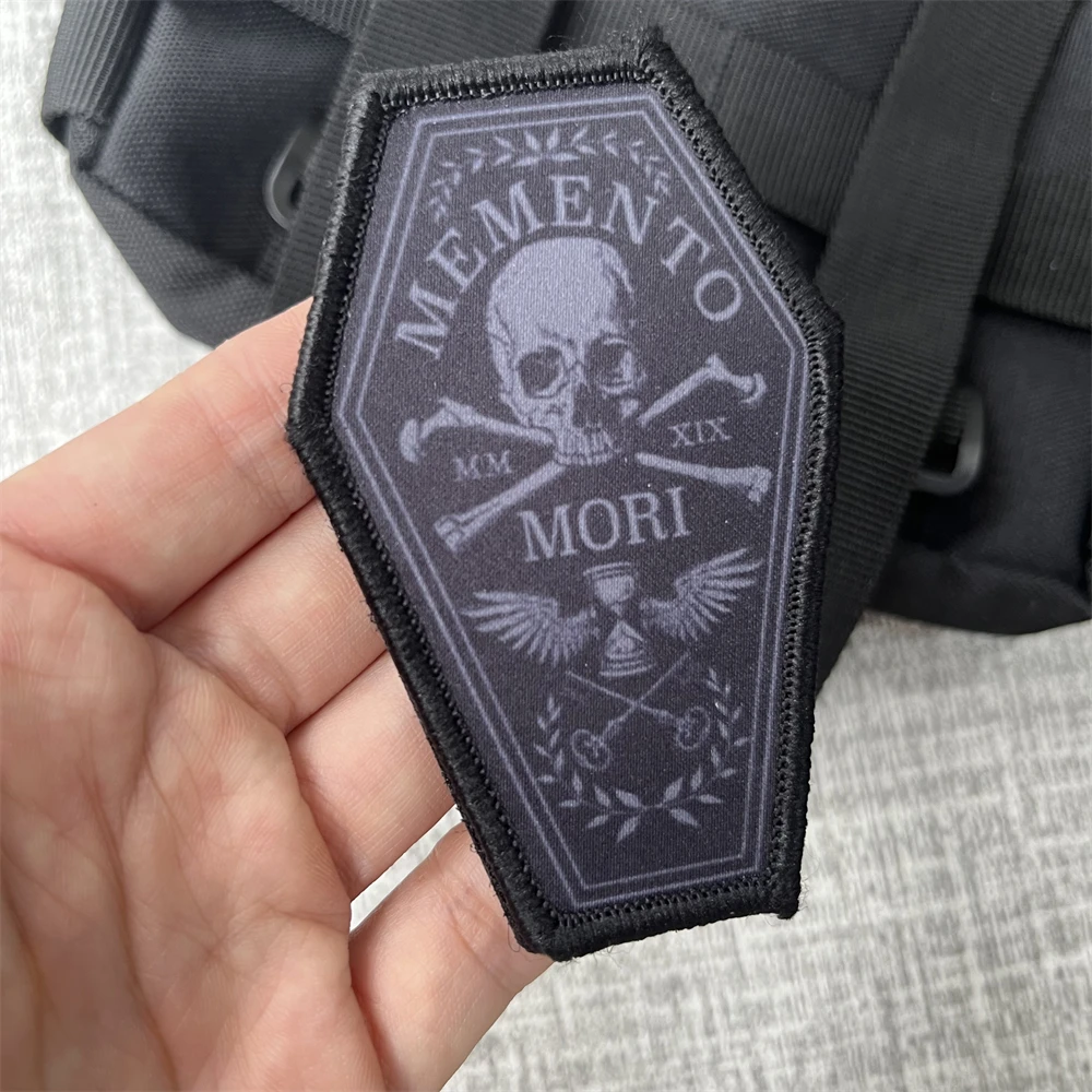 Parches de insignia de moral de Hellfish Fighting, mochila táctica de lobo en oveja, brazalete impreso, pegatina Helldivers 2 - imagen 2