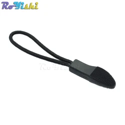 Tirador paracord negro resistente para mochila táctica MOLLE