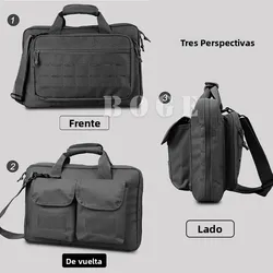 Bolsa táctica Molle bloqueable de arma con compartimento para portátil