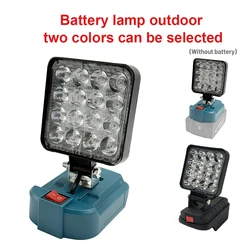 Makita linterna LED de trabajo inalámbrica para exterior y acampada
