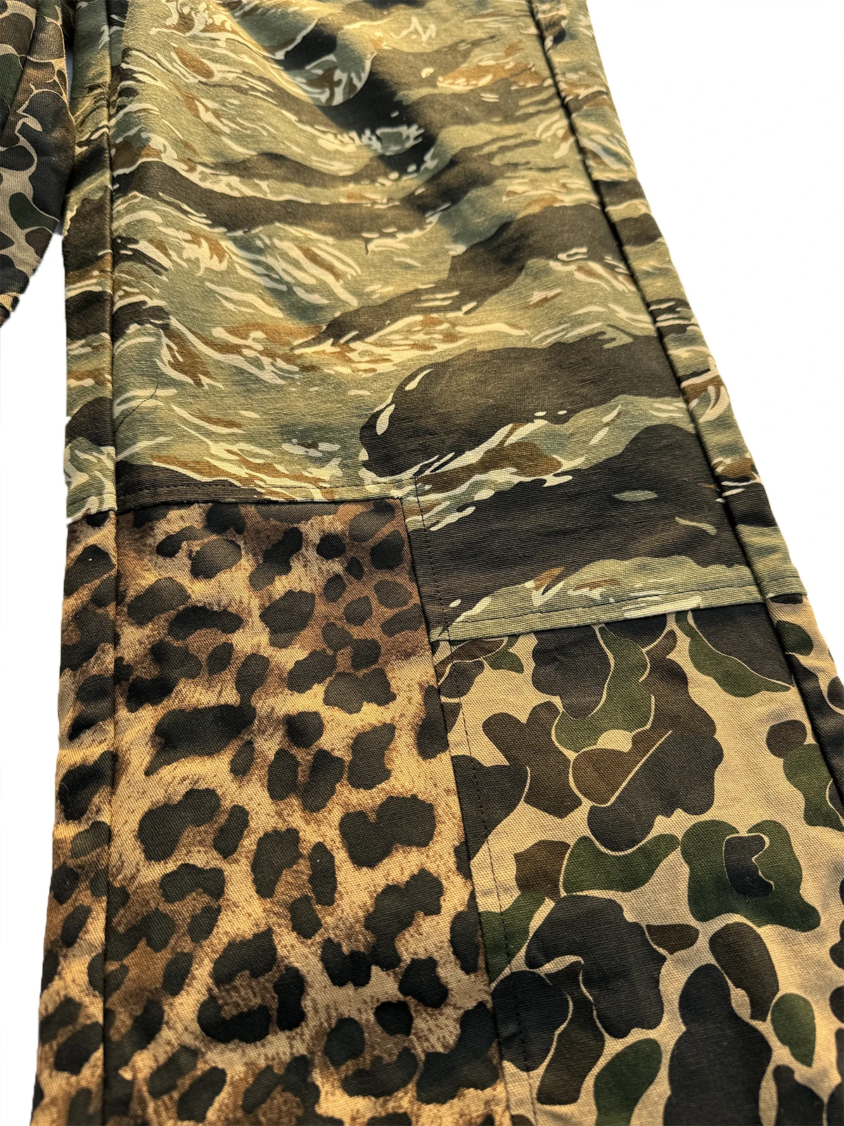 Pantalones de trabajo de empalme de camuflaje al aire libre tubo recto ultra suelto efecto adelgazante versátil - imagen 5