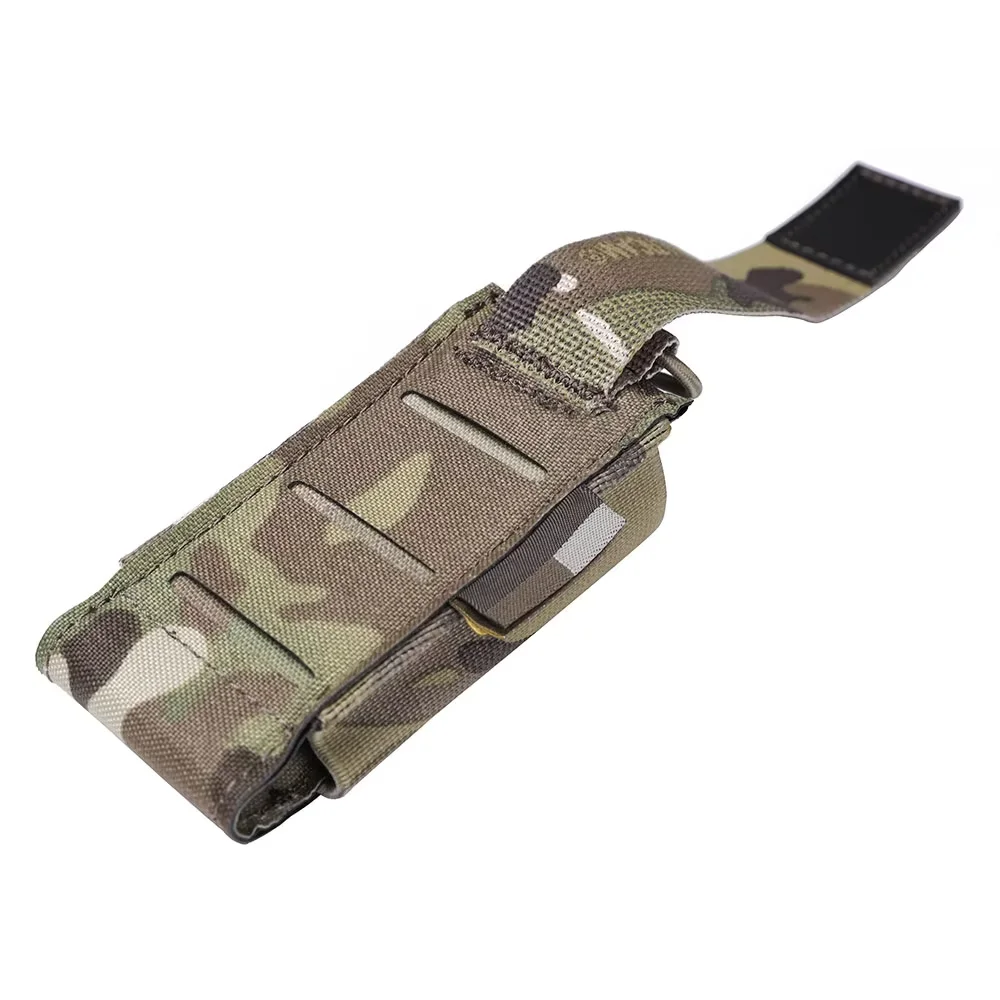 Emersongear-bolsa para revistas de pistola individual/doble con borde en V, bolsa táctica ligera para Mag, estuche de extracción rápida, caza, senderismo, combate, nailon - imagen 5