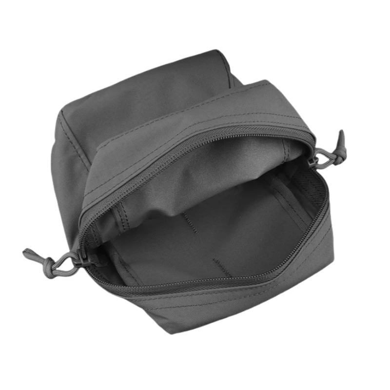 MOLLE Bolsa vertical de gran capacidad para almacenamiento de artículos diversos con cremallera GP liviana