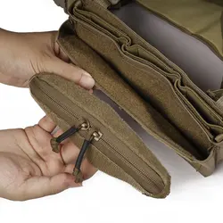 Emersongear chaleco portaplacas táctico MOLLE con bolsa de pecho