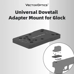 Vector Optics MGT adaptador dovetail Glock para RMR
