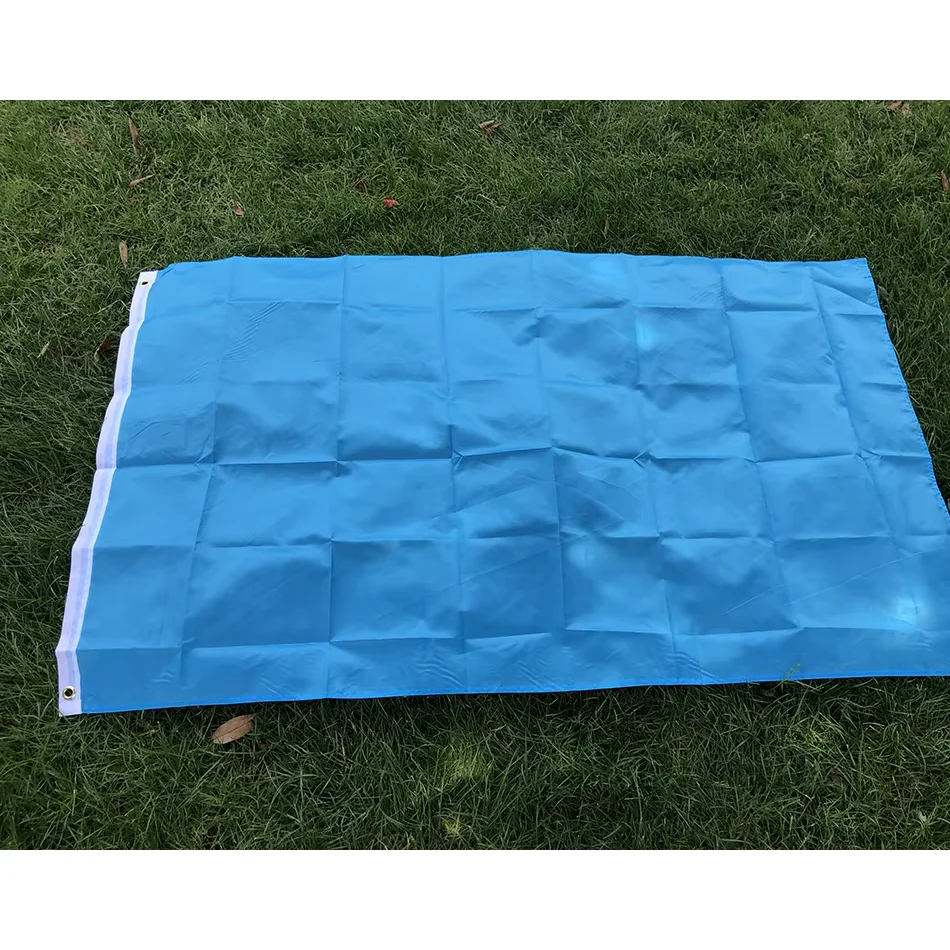 SKY FLAG bandera azul 90X150cm banderas de color sólido para decoración del hogar - imagen 3