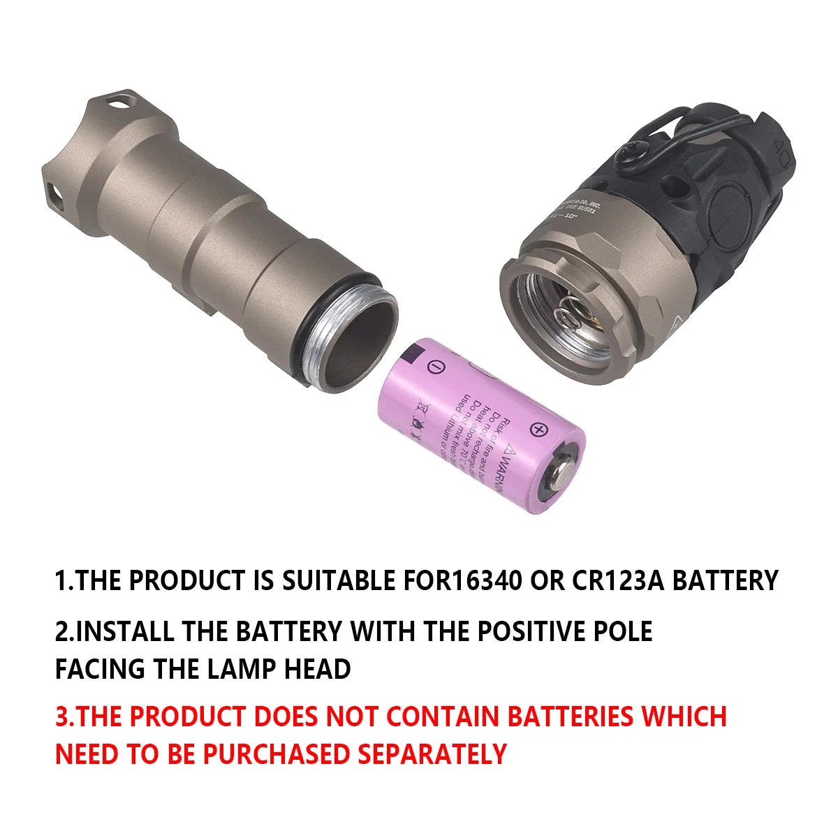 Luz de explorador IR de 1300 lúmenes KIJI K1 K1-3 caza de aluminio K10 luz IR/linterna LED CNC IR 850nm iluminación WeaponLight - imagen 5