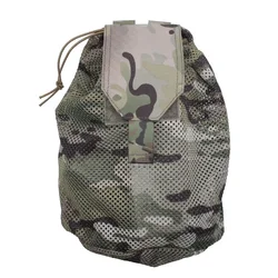 Bolsa táctica enrollable de malla para cargadores y munición