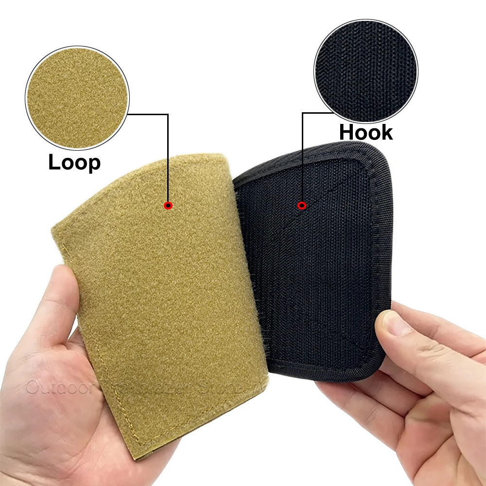 Panel táctico Molle con gancho y bucle, organizador de Panel de inserción, bolsa de malla con cremallera, conjunto para mochila, chaleco de caza, bolsa, accesorios - imagen 3