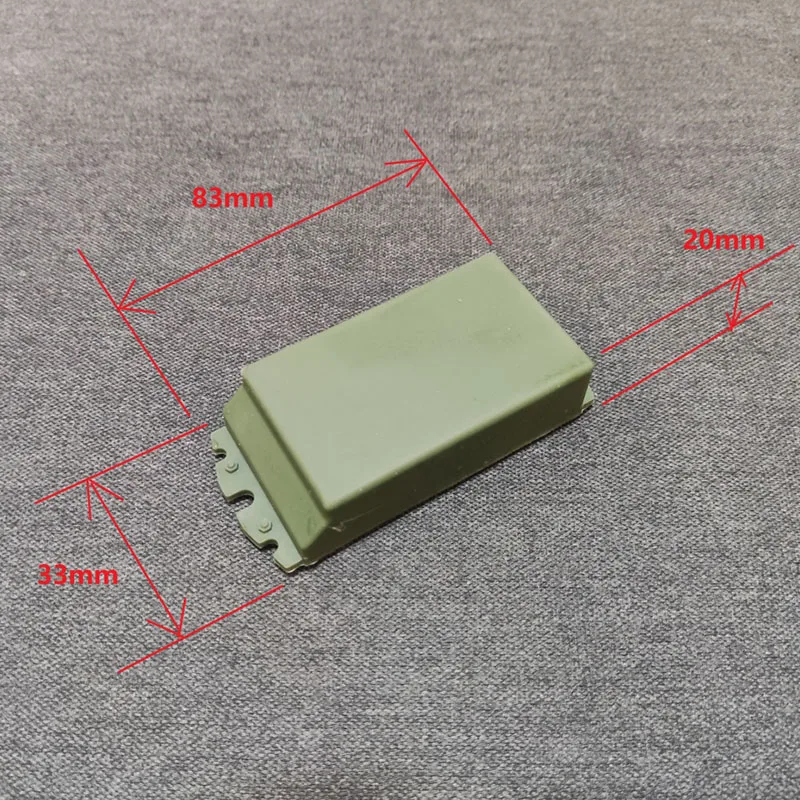 Paintball Airsoft DIY modelo de armadura reactiva de gancho y bucle pintable, hecho de material de goma - imagen 4