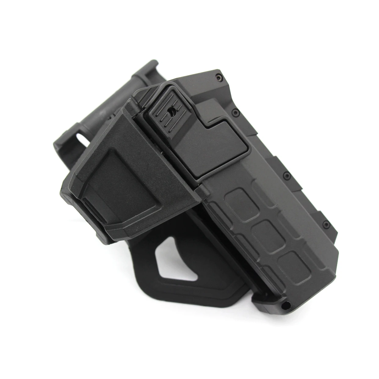 Funda de pistola táctica para SIG SAUER P320, funda de pistola de bloqueo móvil con linterna montada con láser, funda de Airsoft para mano derecha - imagen 5