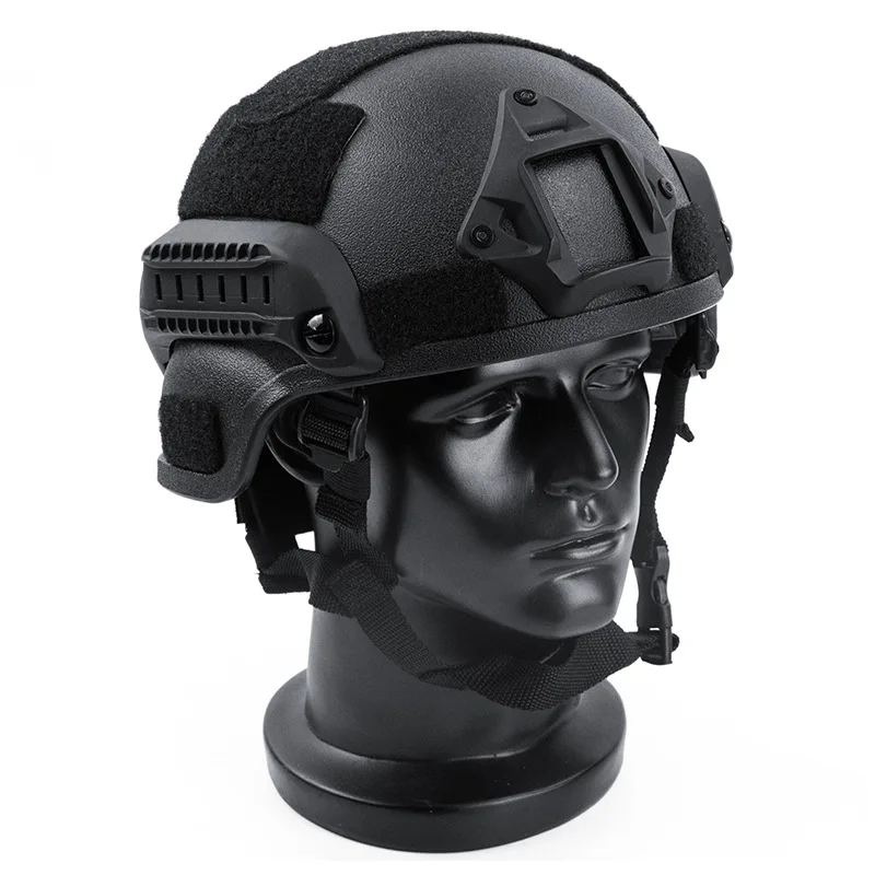 MICH2000 nuevo casco táctico ABS grueso, casco antidisturbios con pistola de aire, equipo de protección especial de policía CS para deportes al aire libre - imagen 2