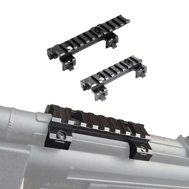 Soporte de alcance táctico HK MP5, riel Picatinny de 20mm, mira de punto rojo, accesorios para pistola de juguete para pistola Airsoft BB, Compatible con AEG GBB