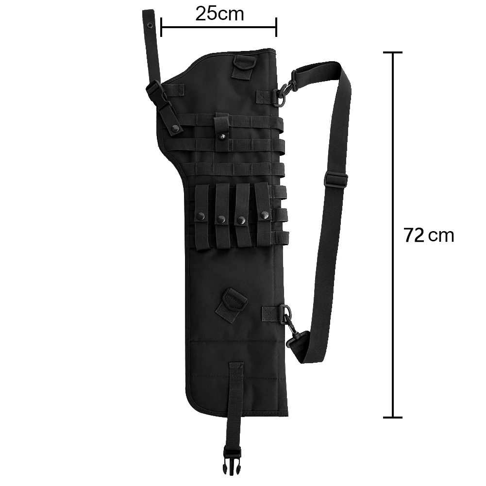 Funda táctica escopeta MOLLE de hombro para caza y campamento - imagen 4
