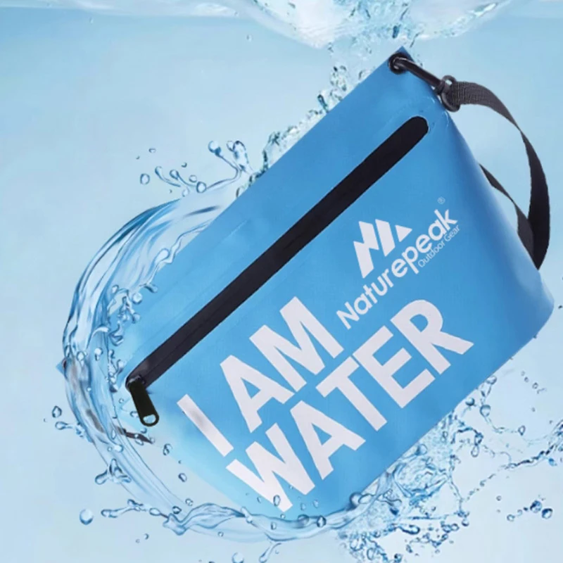 Bolso impermeable para natación y playa, bolsas para deportes al aire libre, senderismo, ciclismo, bolsa de almacenamiento de lavado portátil de viaje, bolso de hombro tipo bandolera - imagen 3