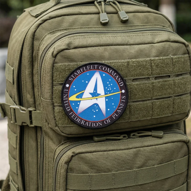 Parches con estampado de nave espacial, proyecto de clase Regent, nave espacial Trek para ropa, brazalete de estrellas DIY para ropa, chaqueta, bolsa, decoración - imagen 3