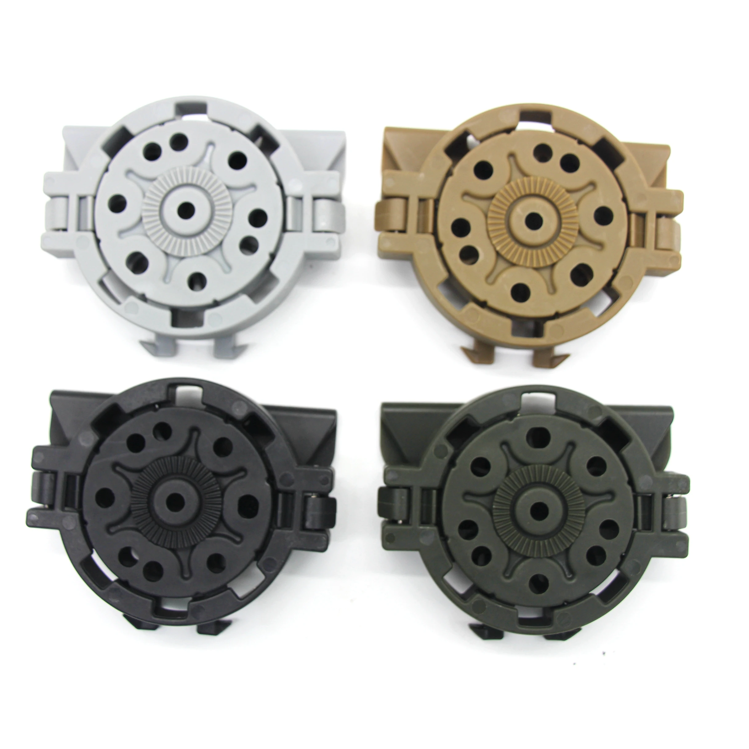 Adaptador de funda de pistola táctica, placa de fijación Molle, adaptador de funda de pistola para Glock 17, 19, M9, Kit de desconexión rápida, rotación de 360 - imagen 2