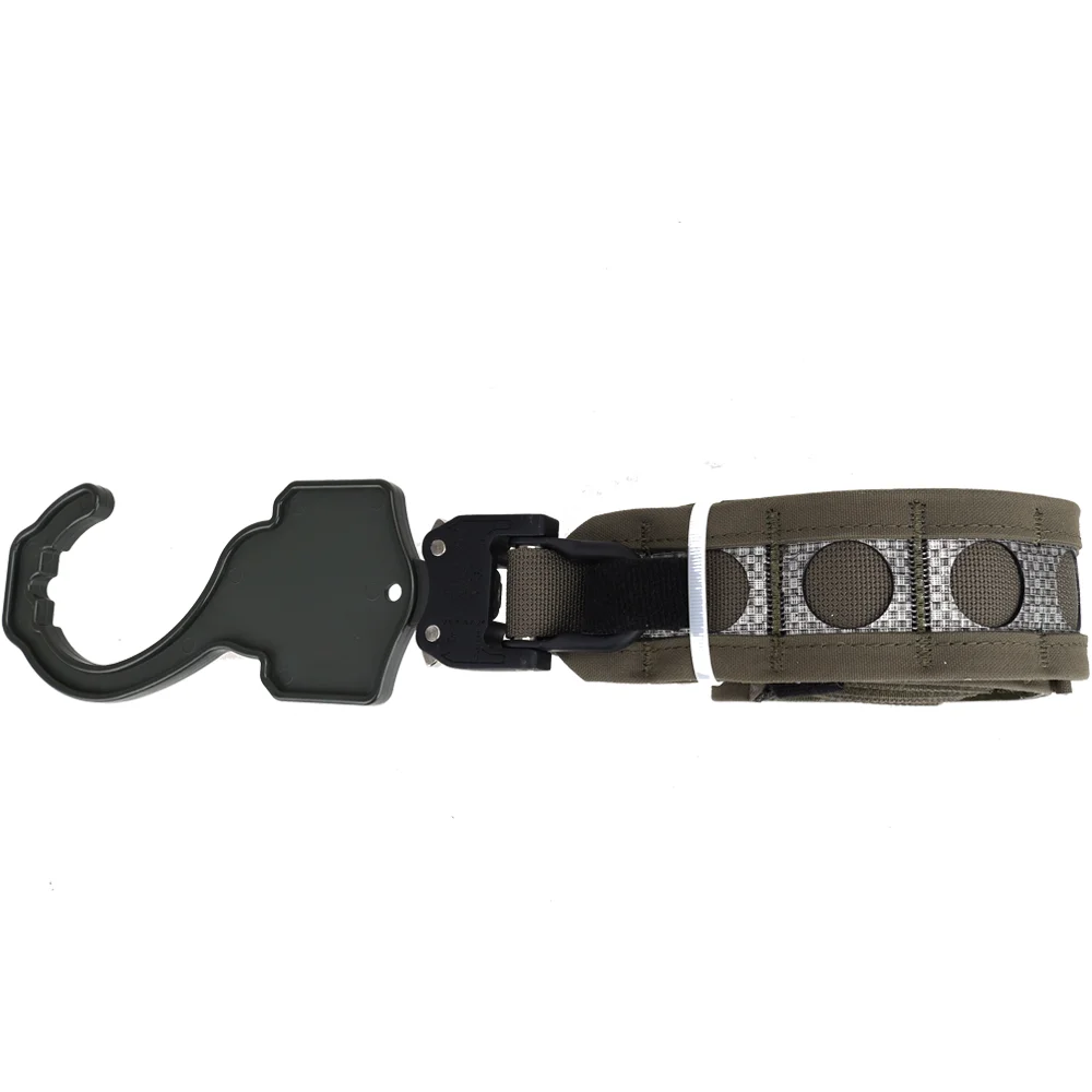 Tactcal-Cinturón de Bison Battle de 2 capas, cinturón de separación rápida, Bulckle de Metal, estilo Ferro, MOLLE, caza, combate, equipo Airsoft - imagen 3