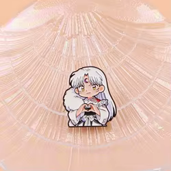 Pin de esmalte manga – Broche metálico decorativo para mochila y ropa