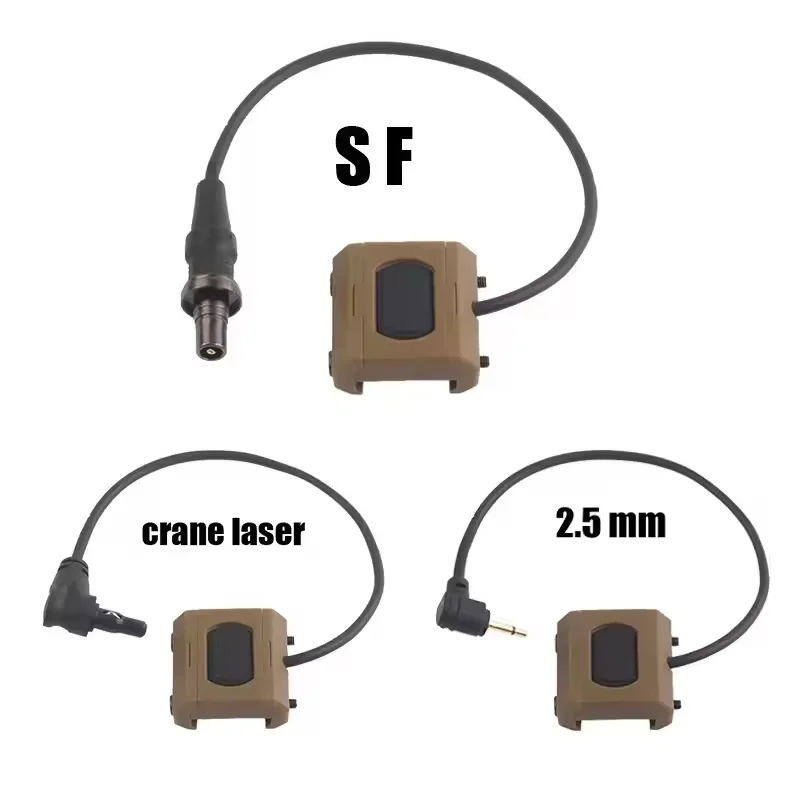 Interruptor de presión ligero de luz de reconocimiento táctico, interruptor Axon de presión táctica DBAL PEQ NGAL, grúa láser/SF/2,5, enchufe trasero - imagen 3