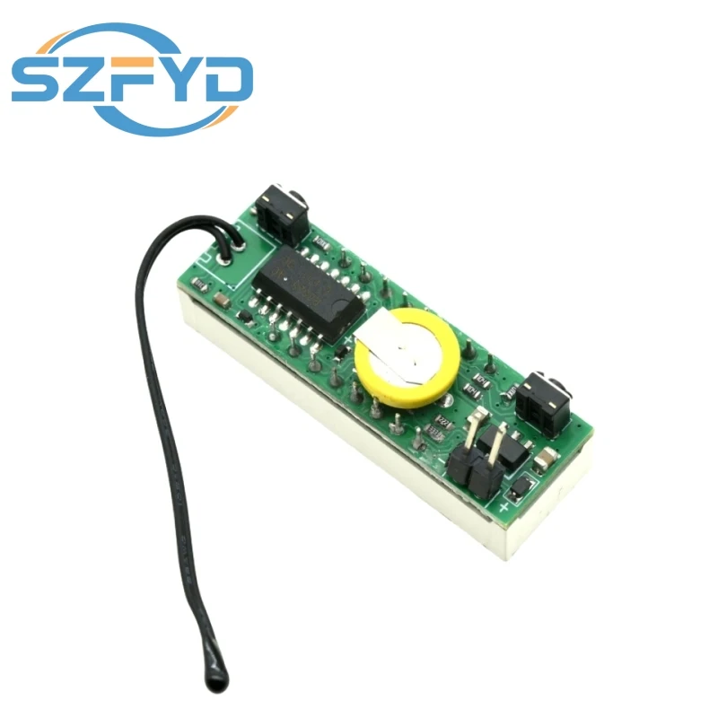 Rojo Azul Verde BLANCO 3 en 1 LED DS1302 R8025T reloj Digital temperatura voltaje módulo tiempo termómetro voltímetro placa DC 5V-30 - imagen 5