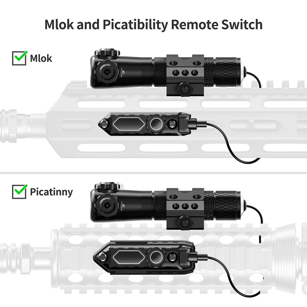 Mira láser táctica para riel Picatinny y Airsoft, puntero láser rojo y verde, Visor de pistola, accesorios - imagen 5
