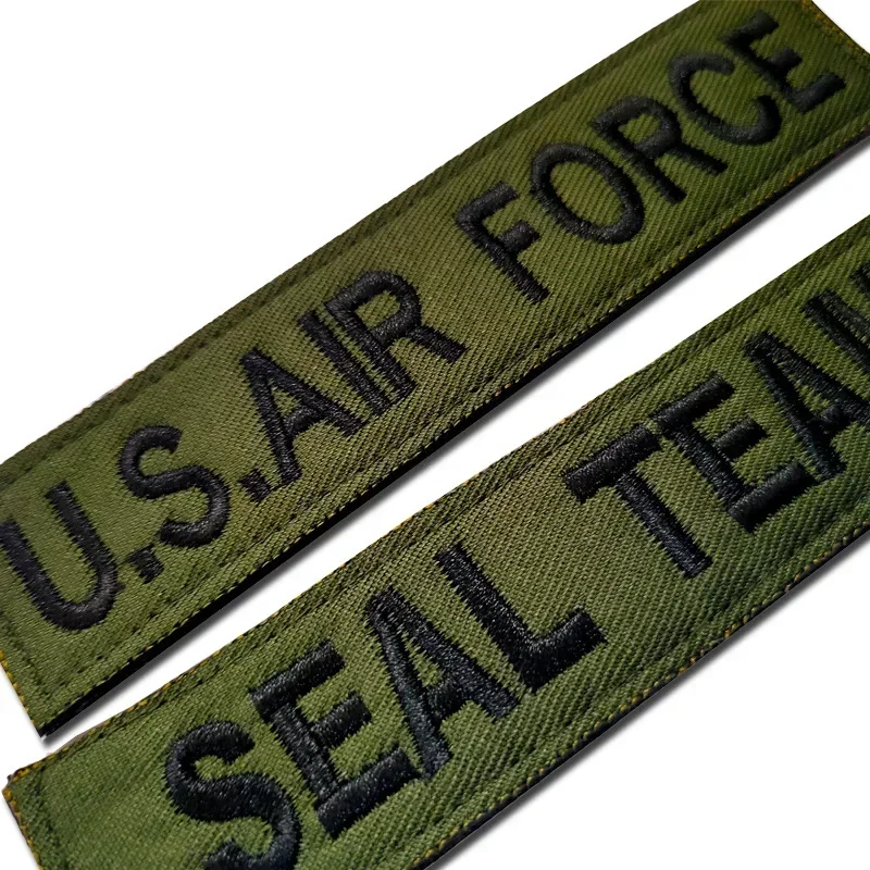 Parches de la Fuerza Aérea de EE. UU., insignia de moral de RMB, pegatinas tácticas para ropa, gancho bordado y bucle en la mochila - imagen 5
