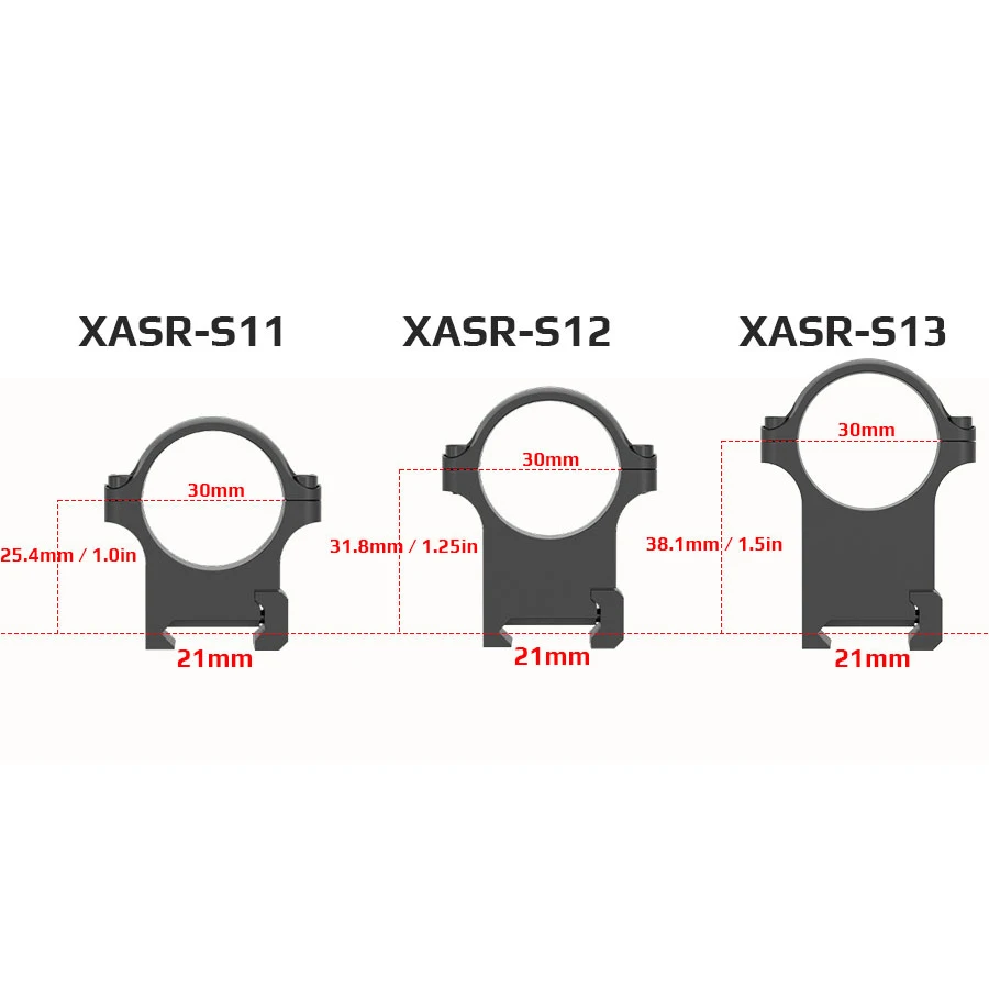Óptica vectorial 2 unids/set 25,4 Mm 30Mm anillos de montaje de liberación rápida bajo medio alto para riel de 20Mm miras de caza montaje de anillo - imagen 4