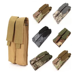 Bolsa táctica P90 MOLLE doble cargadores – cinturón para caza
