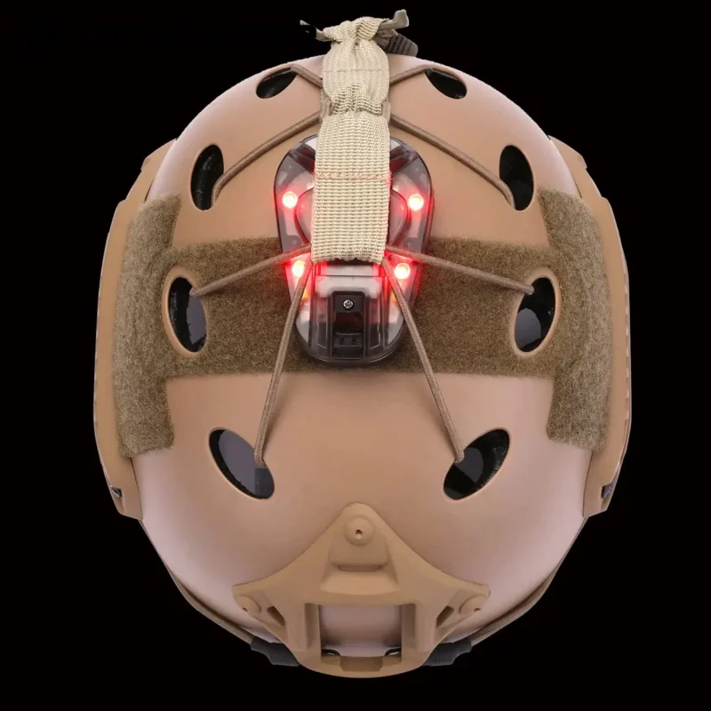 JOAXOR-Casco táctico de supervivencia, Beacon, estroboscópico, LED, identificación de compañero de equipo, luz, accesorios para casco - imagen 4
