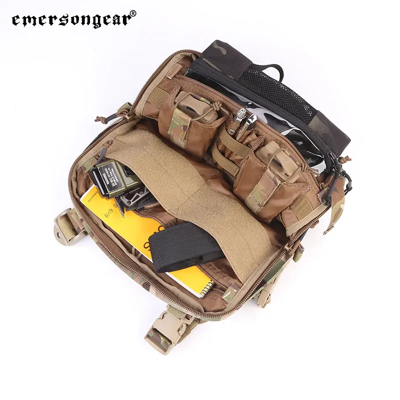 Emersongear Emerson EDC bolsa de pecho bolsa de herramientas bolsa de chaleco táctico de combate bolsa Trekking Camping Nylon EM9285 - imagen 4