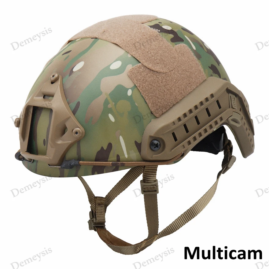 Casco táctico Fast MH, protector militar Airsoft para deportes al aire libre, Paintball CS, combate - imagen 3